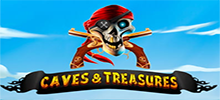 Shiver me timbers and a yo ho ho it's Caves & Treasures. Set sail on the Pirate Ship and see what lies ahead in this game full of fun, excitement and plenty of chances to win. If you're lucky enough to get through to the Treasure Hunt bonus you must pick your chest of Gold to reveal your luck. Then go get your gold coins and watch out for the Skull & Crossbones! With Free Spins, Retriggers and 2 bonus games you will not want to walk the plank playing this game.