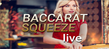 This is the best multi-camera live Baccarat for devotees who love the ritual of the squeeze. More than 15 cameras capture every subtle nuance of the game, with the vital appeal performed by the dealer captured in a series of tantalizing close-ups.

Taking online Baccarat gaming to a new dimension, Evolution Baccarat Squeeze keeps the action flowing while providing maximum suspense and authenticity. The dealer quickly reveals the cards in the hand associated with the lowest total bet and squeezes the cards in the hand associated with the highest total bet.